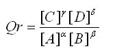 Quotient de réaction